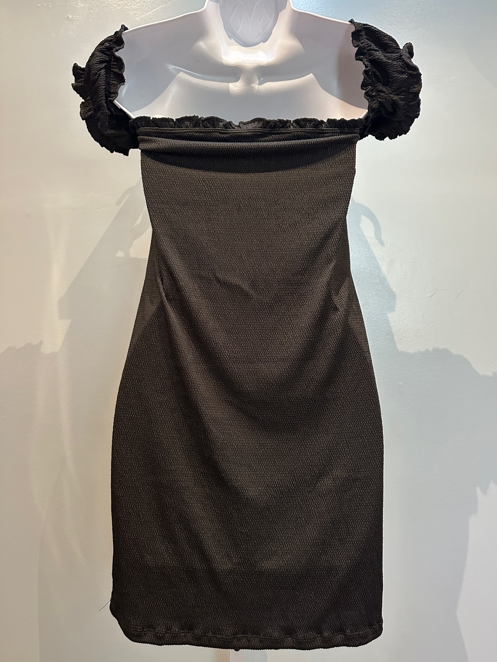 Mapale Black Off-Shoulder Dress Large New with Tags - Picture 8 of 13